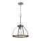 Westinghouse Pendant SemiFlush- 60W Oak Lane Barnwood Galvanized Steel Accents 6127500 - alternate 1